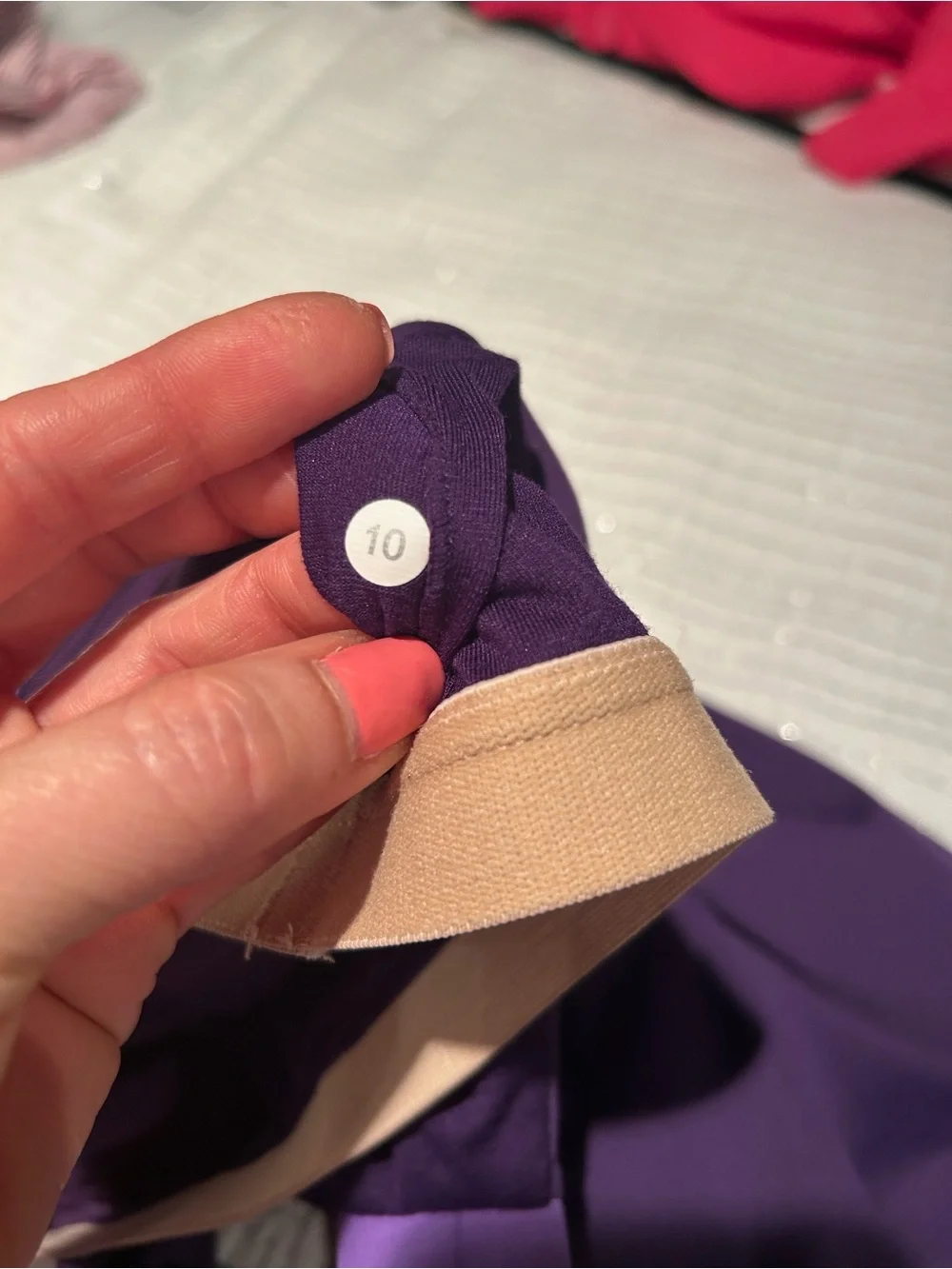 lululemon athletica Purple Crossback Tank One-Piece